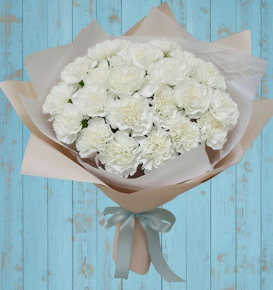 Букет цветов из: Гвоздики в Старково