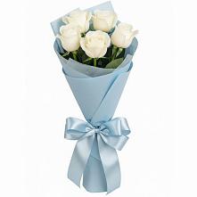 Букет 5 Белых роз Проуд #REPLACE_PRED# Старково