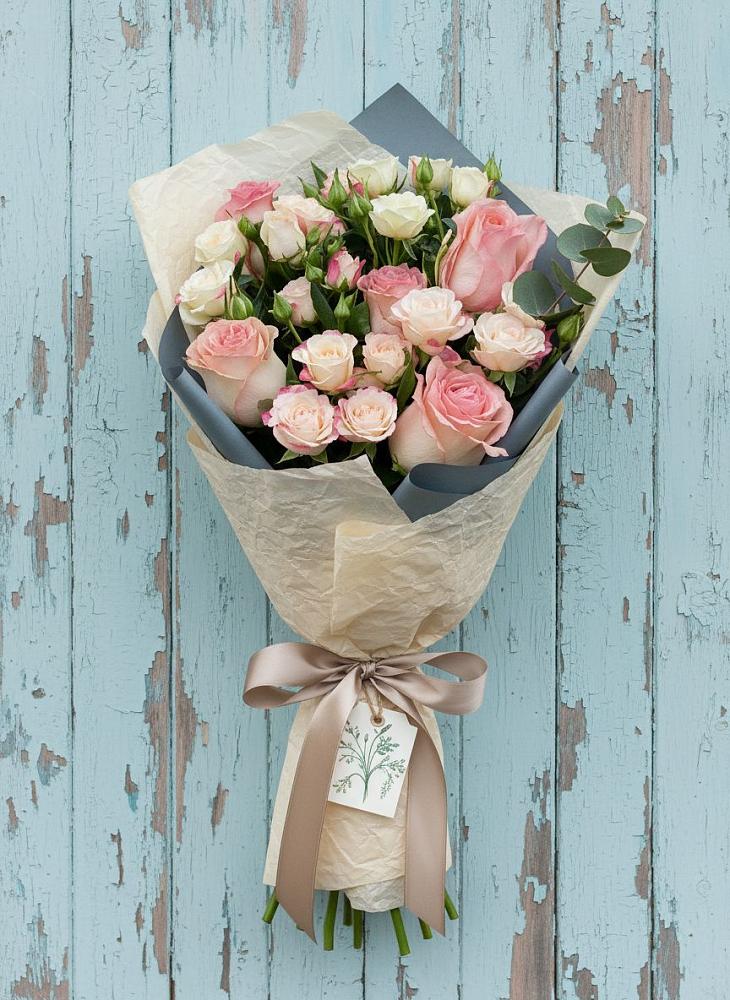 Букет цветов из: Розы в Старково