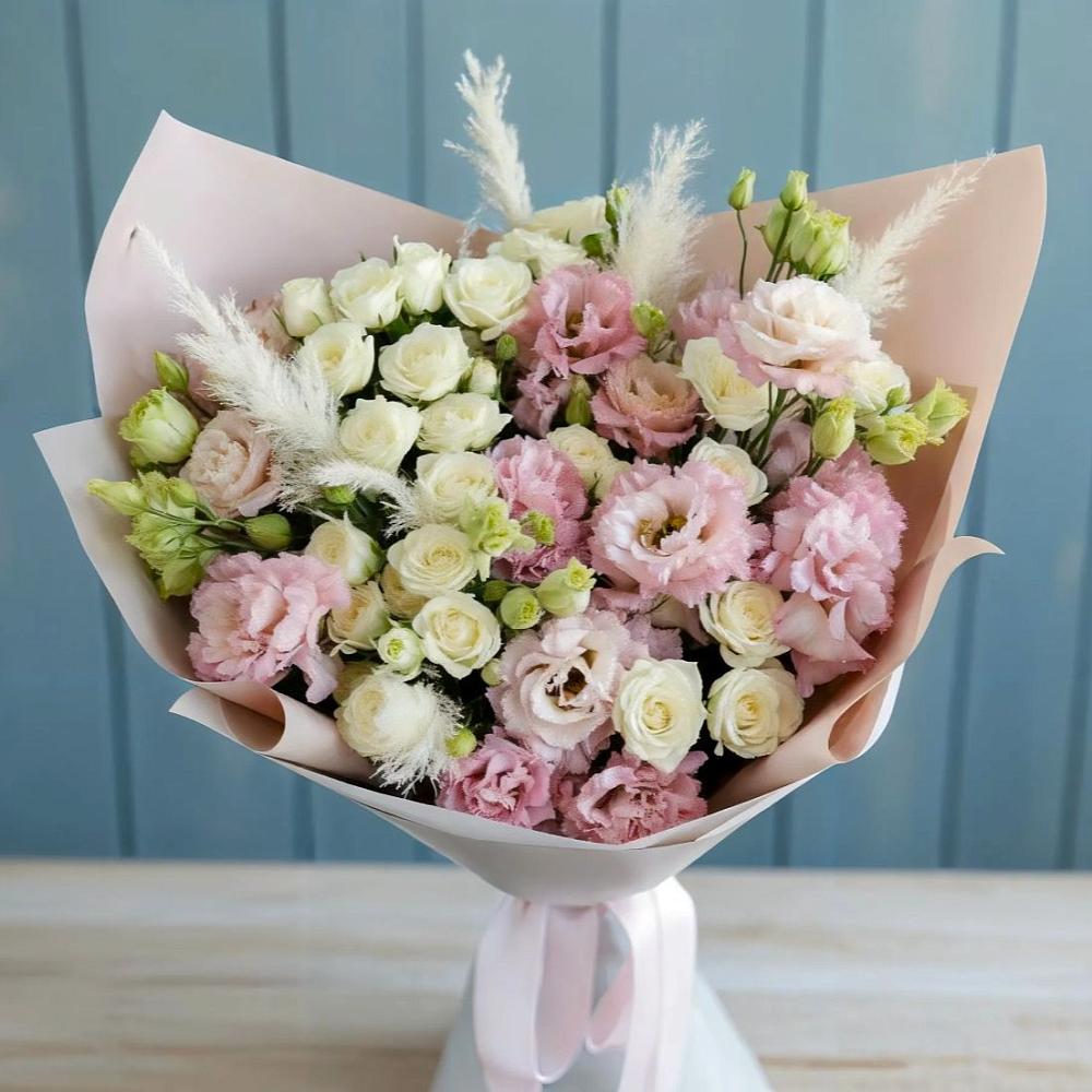 Букет цветов из: Альстромерии и Розы в Старково