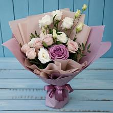Букет цветов из:  Розы и Лизиантусы #REPLACE_PRED# Старково