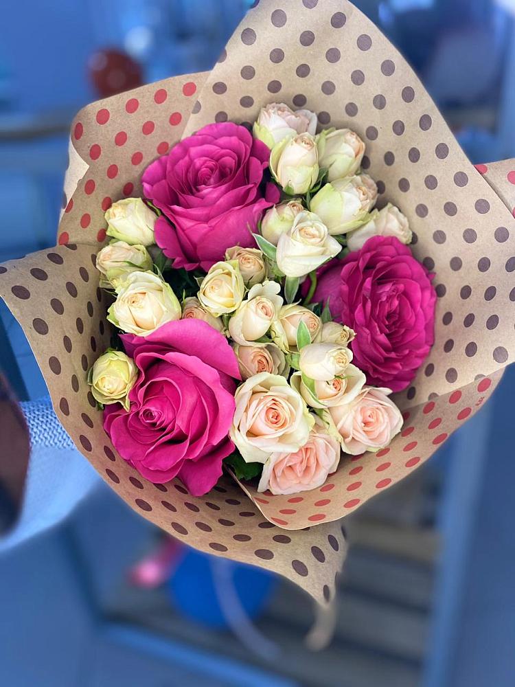 Букет цветов из: Розы в Старково