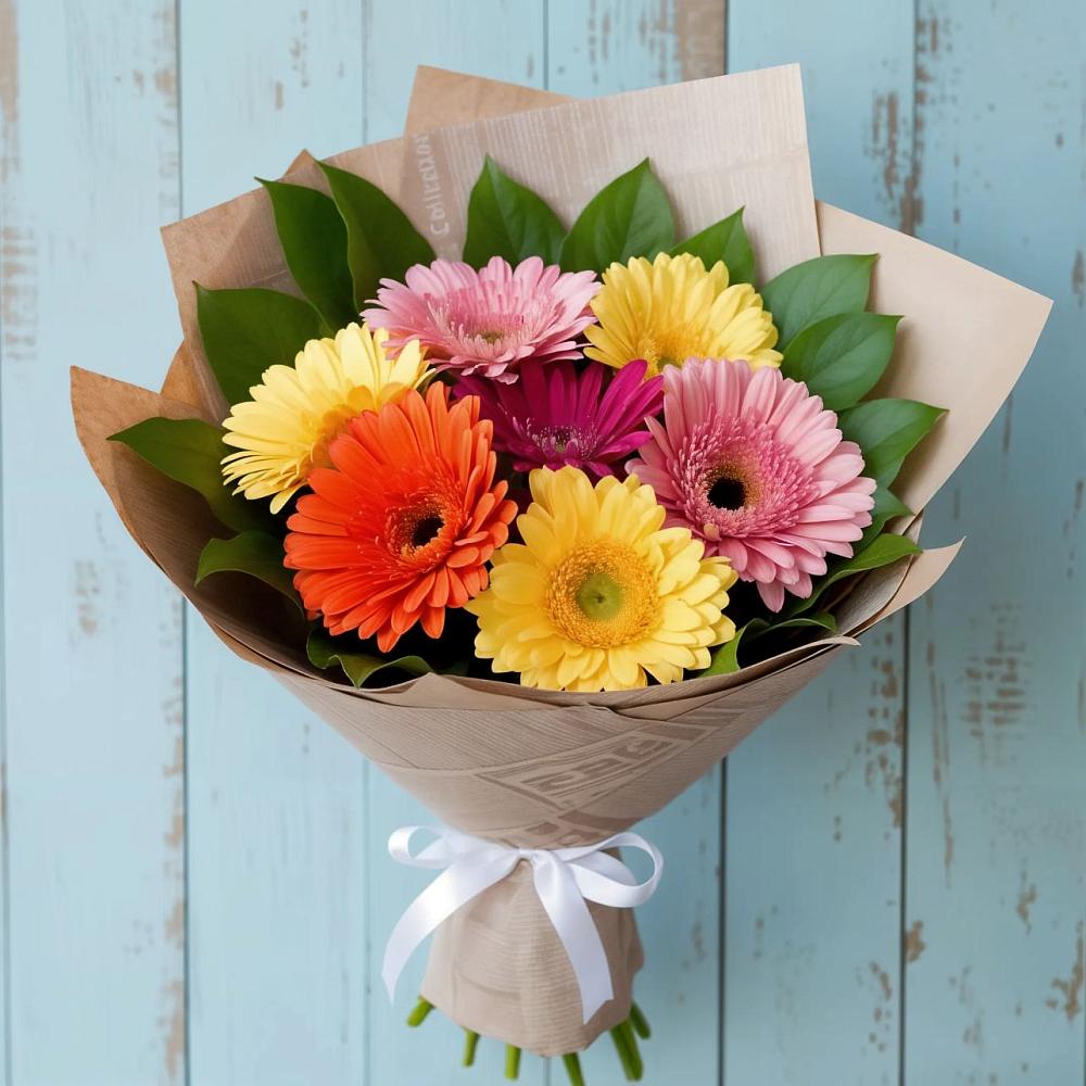 Букет цветов из: Герберы в Старково
