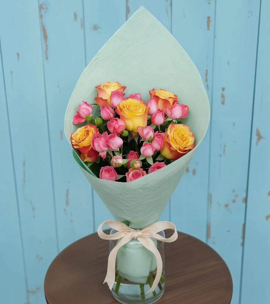 Букет цветов из: Розы в Старково