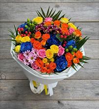 Букет цветов из:  Розы и Хризантемы в Старково