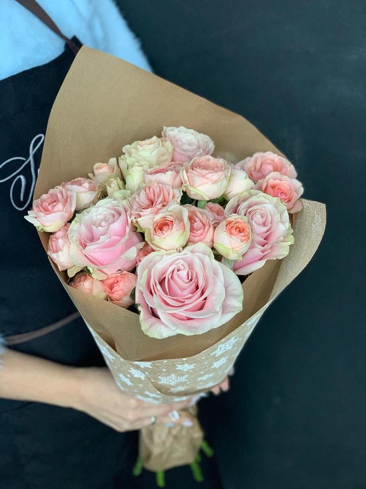 Букет цветов из: Хризантемы и Розы в Старково