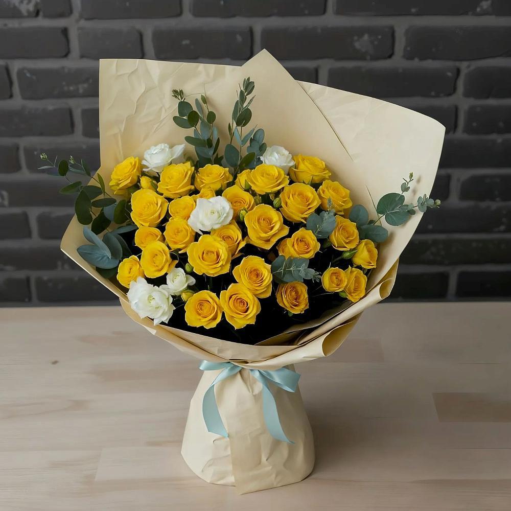 Букет цветов из: Розы в Старково