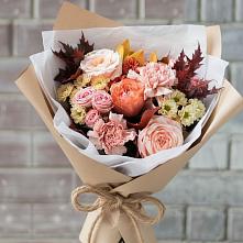 Букет цветов из:  Гвоздики, Хризантемы и Розы в Старково