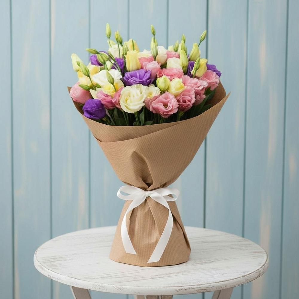 Букет цветов из: Лизиантусы в Старково