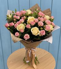 Букет цветов из:  Розы в Старково