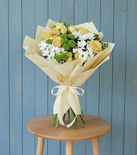 Букет цветов из:  Хризантемы и Розы в Старково