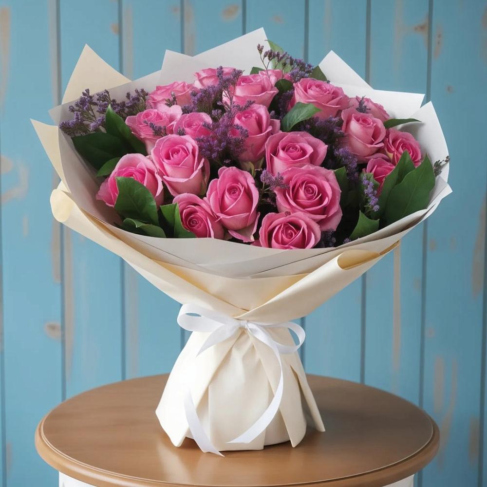 Букет цветов из: Розы в Старково