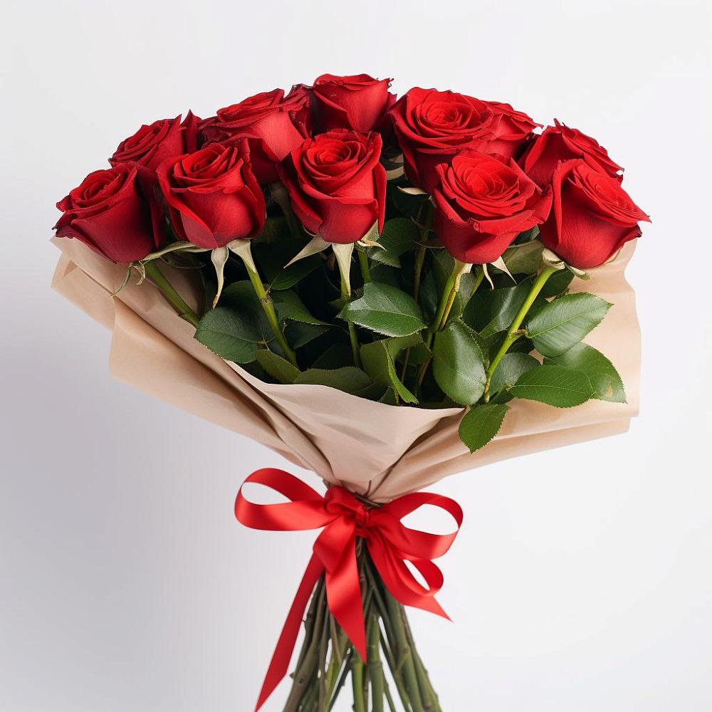 Букет 11 Красных роз Эдлесс Лав в Старково
